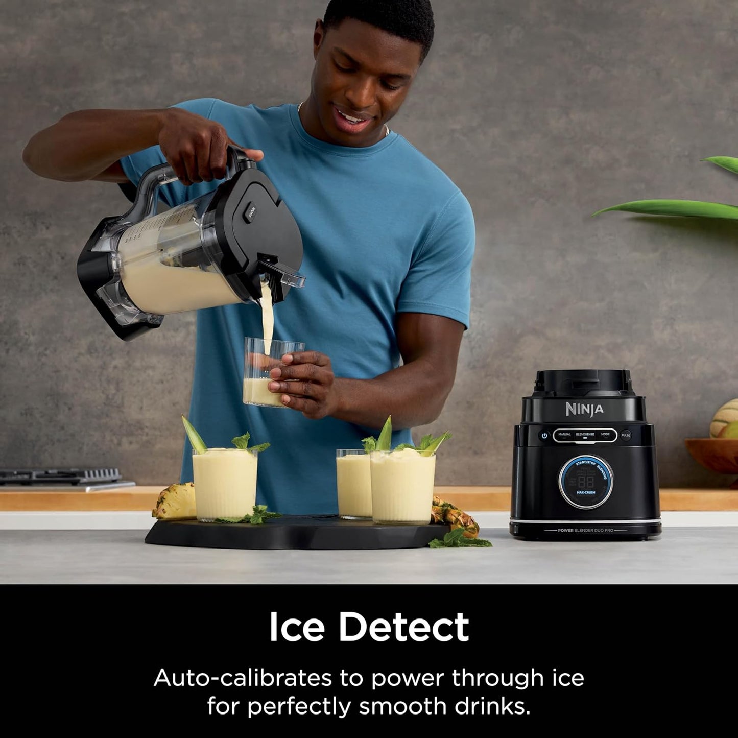 Ninja Blender & Food Processor - All-in-One Kitchen Appliance for Smoothies & Food | 72 oz. Pitcher & (2) 24 oz. To-Go Cups | 1800 Watt | Black | TB301