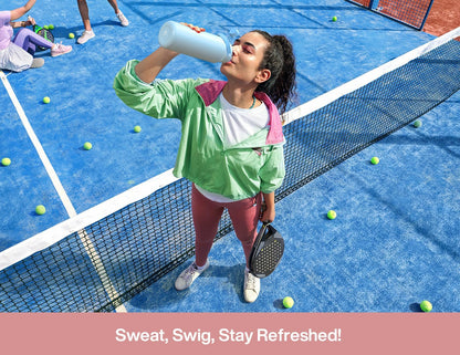 POWCAN 32 oz Insulated Water Bottle - 2-in-1 Straw & Spout Lid, Leak-Proof, BPA-Free, Ideal for Sports & Travel (Bow Crush)