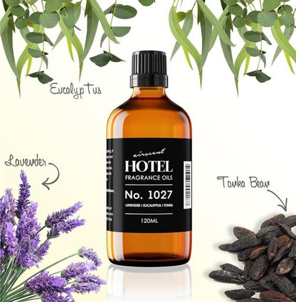 AirScent Hotel Diffuser Oil No. 1027 - Premium Zen-Inspired Fragrance for Ultrasonic Diffusers | 10 mL Glass Bottle