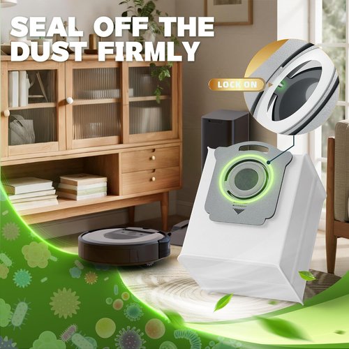 iRobot Vacuum Bags - 24 Pack Replacement for Roomba i7, i3, i4, j7 & More | Automatic Dirt Disposal