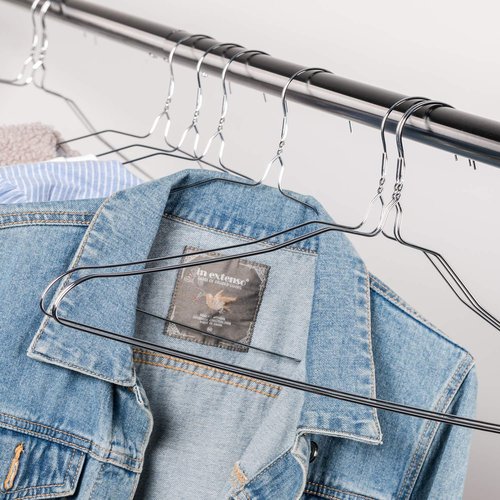 Mr. Pen- Wire Hangers, 10 Pack, Metal Hangers, Wire Hangers for Clothes, Wire Coat Hangers, Metal Clothes Hanger, Silver Hangers, Shirt Hangers, Slim Hangers, Thin Hangers, Standard Hangers