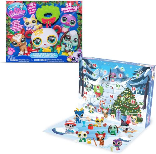 Littlest Pet Shop - Deluxe Holiday Advent Calendar | Series 4 Gen 7 Collectible Toy Figures for Ages 4+