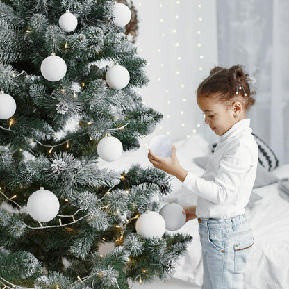 Skiennix Snow Toy Balls - 20 Pack Soft Plush Indoor Snow Fight Balls for Kids | Winter Fun & Christmas Decor