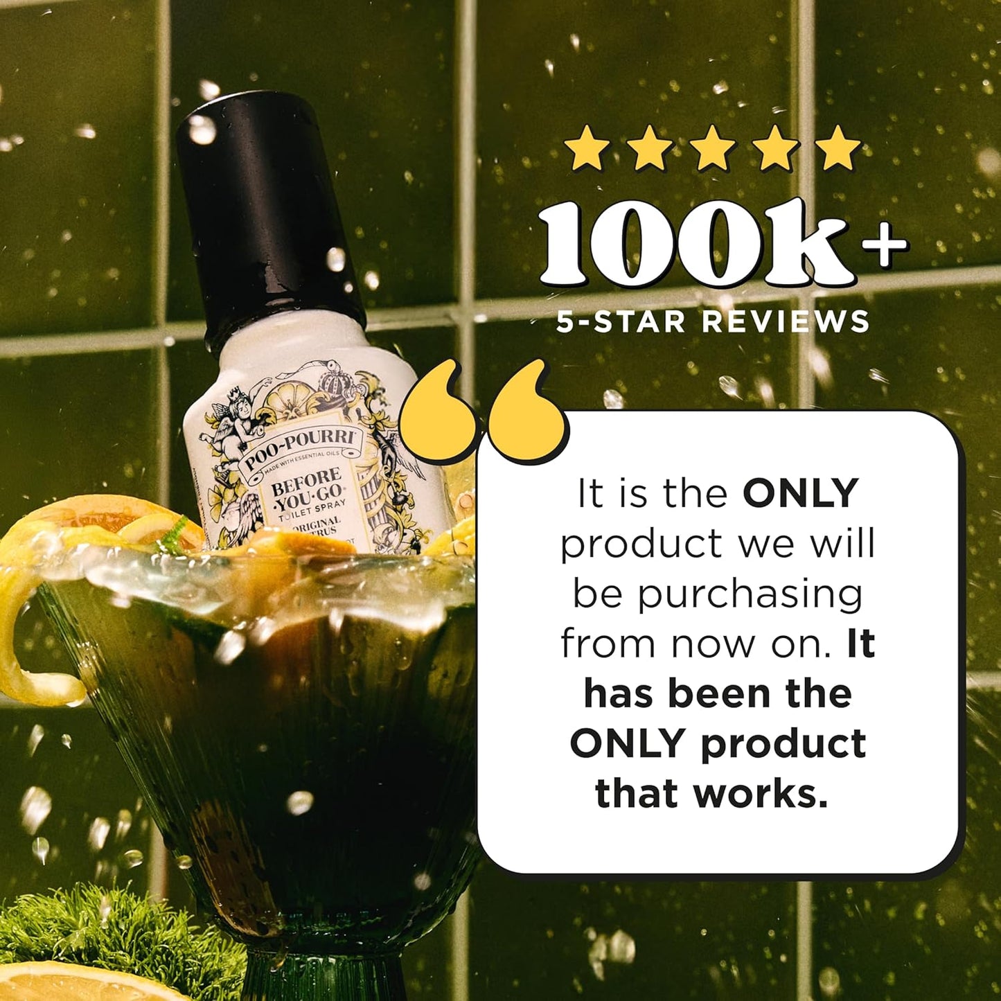 Poo-Pourri Toilet Spray Bundle - Original Citrus 2 Fl Oz & Travel Size 1 Fl Oz | Fresh Lemon & Bergamot Scent