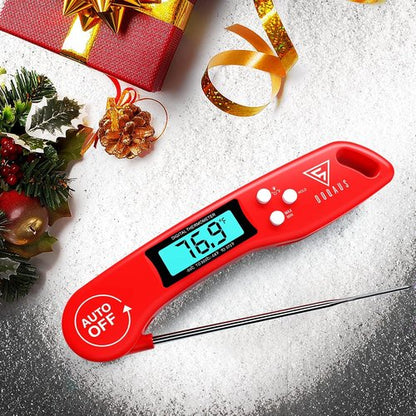 DOQAUS Digital Meat Thermometer - Instant Read Cooking Thermometer with Backlit Display & 4.6” Probe for Perfect BBQ