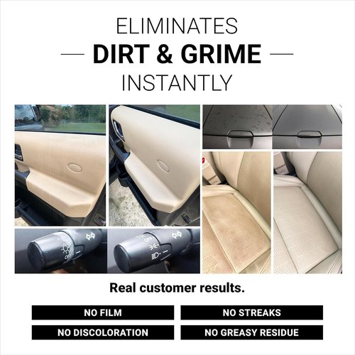Car Guys Super Cleaner - Effective Interior Cleaner for Leather & Upholstery | 18 Oz Kit with Microfiber Towel