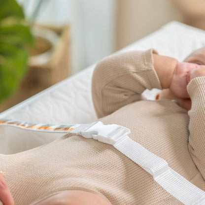 Ingenuity Contoured Changing Pad - Waterproof Liner & Safety Strap for Easy Use