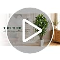 Artificial Dracaena Tree Indoor 5FT with Tall Planter - Realistic Faux Plant