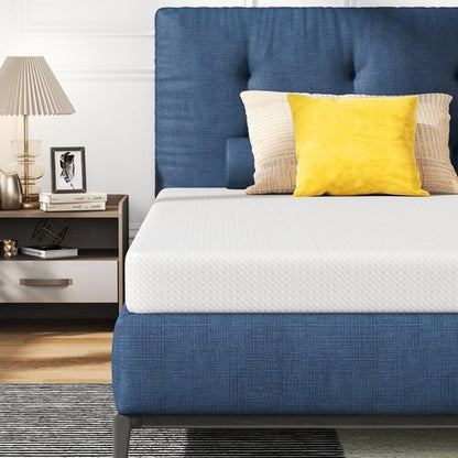 FDW 6-Inch King Mattress - Medium Firm Gel Memory Foam | Pressure Relief & Cooling | CertiPUR-US Certified