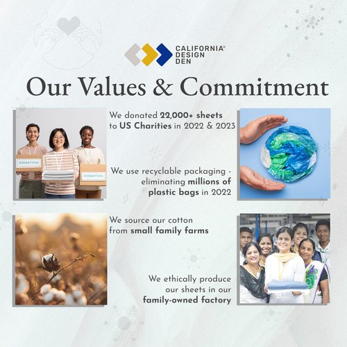 California Design Den 4 Piece Bedding Bundle - Set of 2 Sage Green Pillowcases, 400 Thread Count, 100% Cotton Sateen with 2 Pack Bed Pillows - King