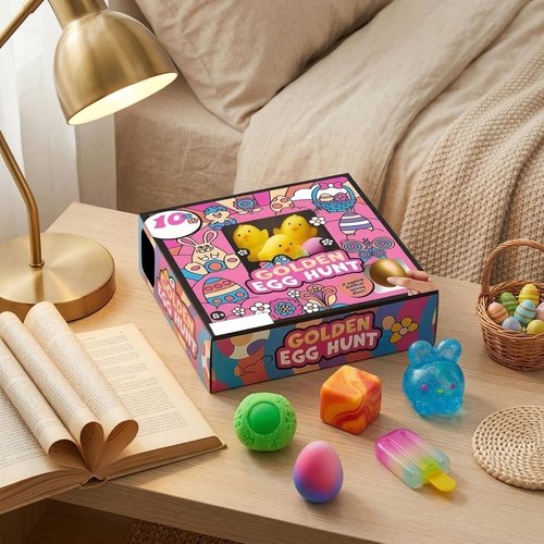 Golden Egg Treasure Hunt Set by 2026 - 10-Piece Easter Mystery Gifts for Family & Friends