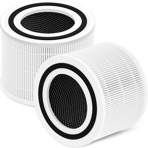 Improvedhand Core 300 Replacement Filter - 3-in-1 High-Efficiency Activated Carbon, 2 Pack