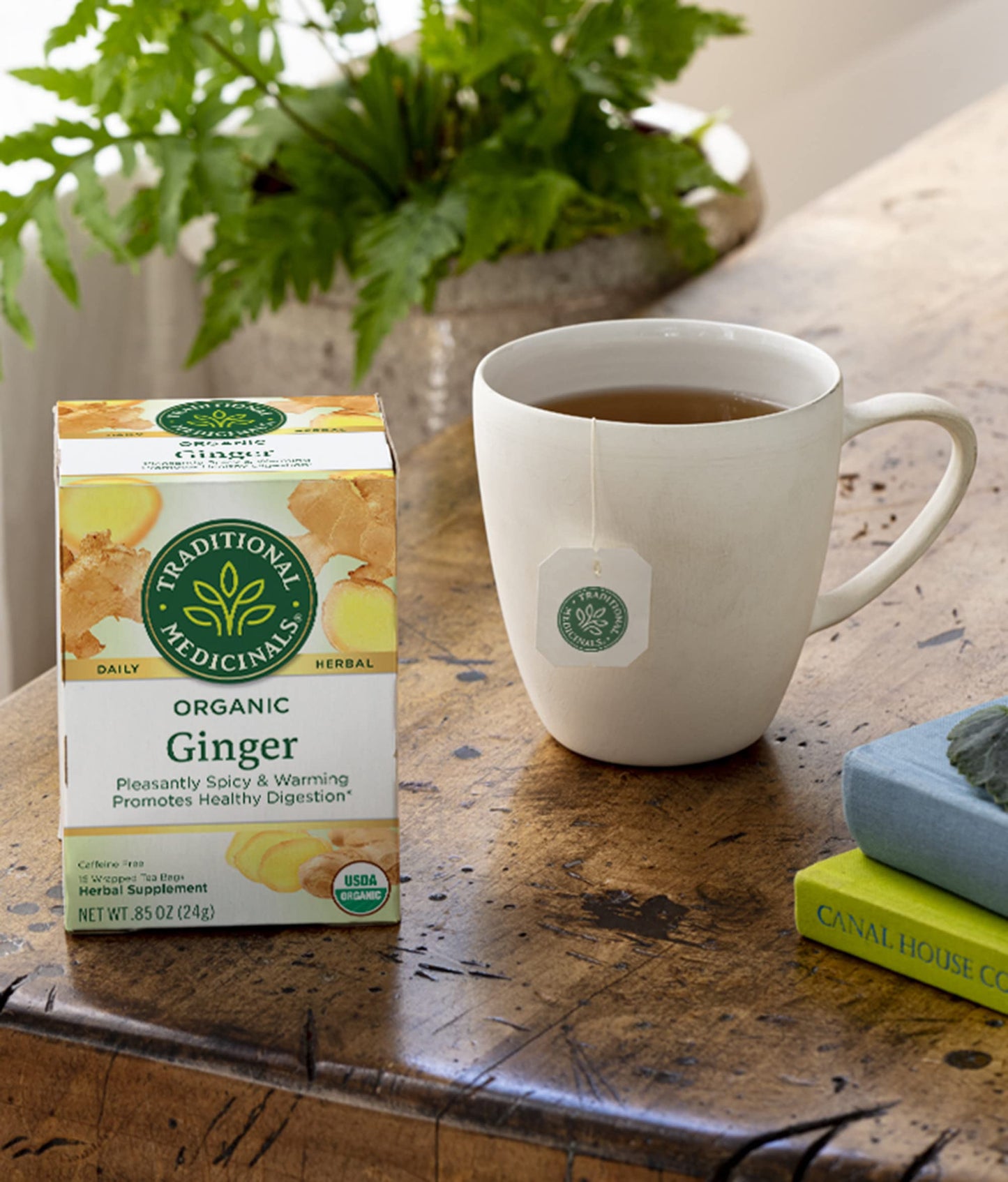 Traditional Medicinals Organic Ginger Herbal Tea - 16 Count (Pack of 2)