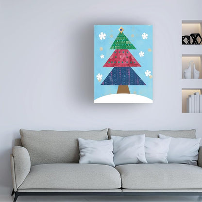 Gallery Wrapped Canvas Art - Summer Tali Hilty Christmas Tree