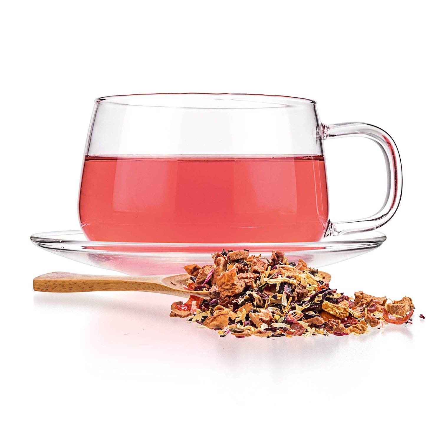 Tealyra - Raspberry Lemonade - Hibiscus - Chamomile - Lemon - Strawberry Leaves - Herbal Fruity Loose Leaf Tea - Vitamins Rich - Boost Immune - 100% Natural - Caffeine-Free - 112g (4-ounce)