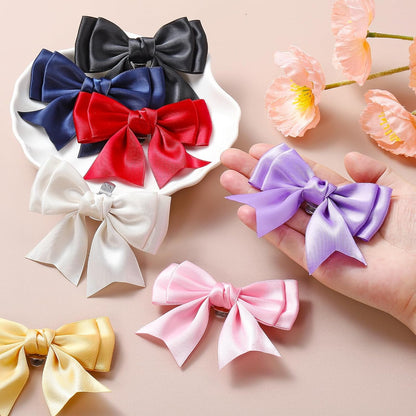 PATIKIL Bow Shoe Clips - Elegant Satin Detachable Bowknot Embellishments | 2 Pcs in Pink for Weddings & Parties