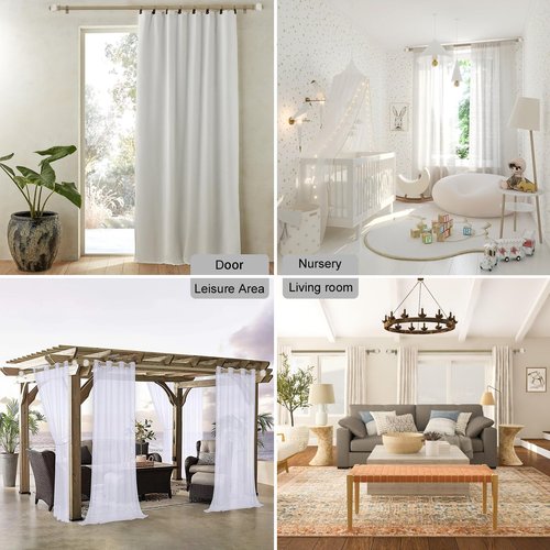 Byondeth Curtain Rods for Windows 16 to 48 Inches Adjustable Length 1 Inch Diameter Window Curtain Rod with Wood Grain Leaf Pattern Finials,for Heavy Duty Curtains Rods