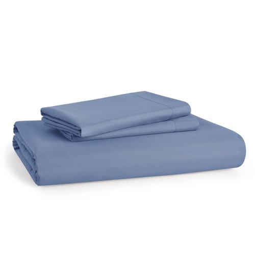 Bedsure Duvet Cover King Size - Soft Double Brushed Bedding Set for Kids & Adults, Zipper Closure, 3 Pieces, Includes 1 Duvet Cover (104"x90") & 2 Pillow Shams, NO Comforter, Slate Blue