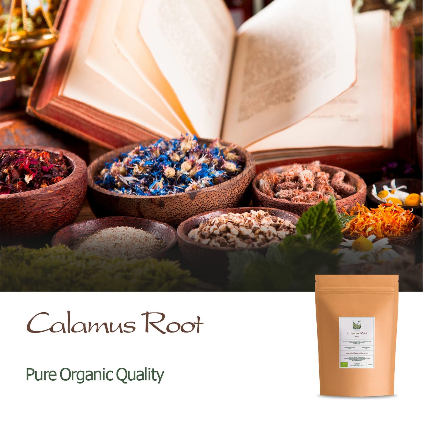 Calamus Root Tea Organic Quality - Calmus Roots Cut And Dried - Sweet Flag Calamus Root Herb Calamus Root Calamus Tea Calamo