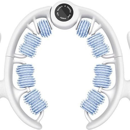 Circular leg-clamping roller