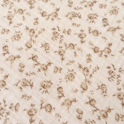 BuLuTu Cotton Muslin Kids Toddler Pillowcase with Cute Camellia Flowers Super Soft Travel Pillow Nursery Pillowcase for Boys,Girls,Bedding Decor Machine Washable, Durable Pillowcase,1 Piece,14"x20"