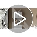 White Bathroom Wall Cabinet with Adjustable Shelf & 2 Doors - Modern Storage