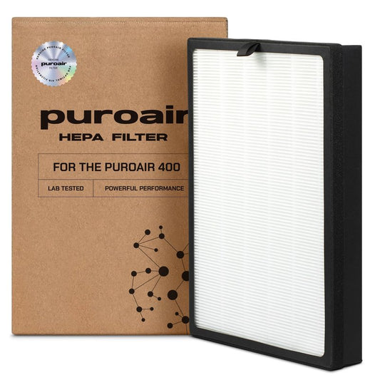 PuroAir 400 Replacement Filter - Genuine Puro Air 400 Filter Replacement - Official PuroAir Air Purifier HEPA Filter with CarbonTech Filters 99.9% of Pollen, Dust, Pet Dander, Smoke, Odors