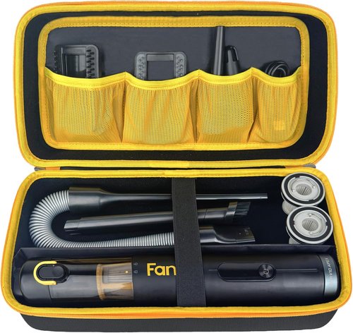 Fanttik Case for Slim V8/V10 Apex & Mate | Portable Hard Storage with Divider & Mesh Pocket
