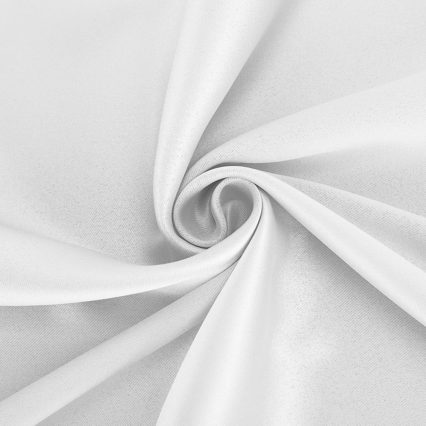 Sun Zero Bergen Theater Grade Extreme 100% Blackout Rod Pocket Curtain Panel, 40" x 84, White