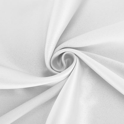 Sun Zero Bergen Theater Grade Extreme 100% Blackout Rod Pocket Curtain Panel, 40" x 84, White