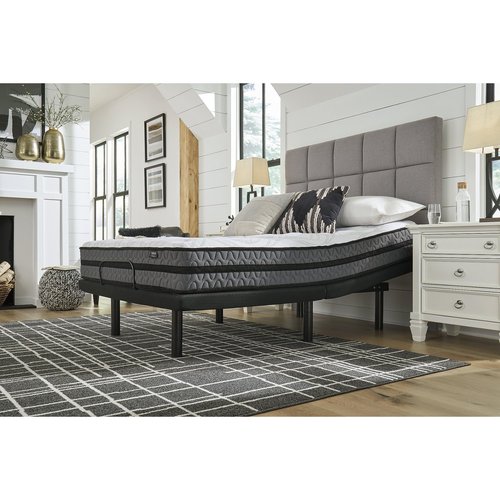 Signature Design by Ashley 10 Inch Pocketed Hybrid Medium Gel Memory Foam Mattress for Pressure Relief, Lumbar Support and Temperature Regulating, King