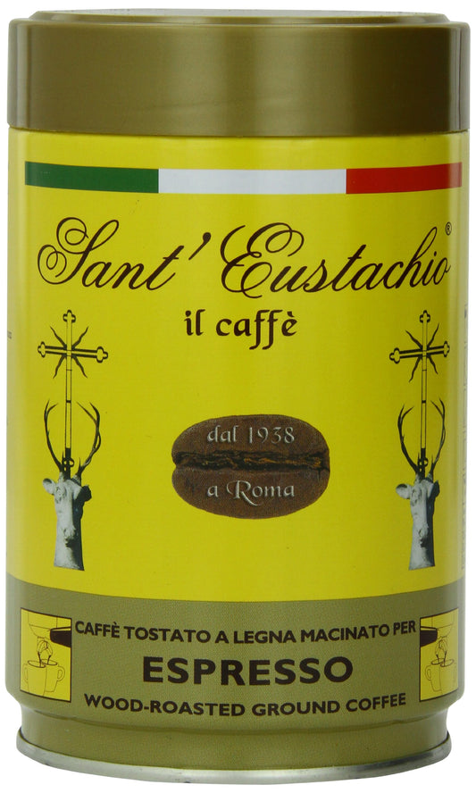 Sant Eustachio Espresso Ground Coffee in Can 8.8oz/250g