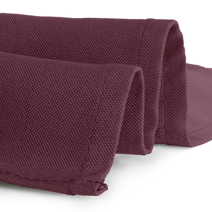 Gee Di Moda Rectangle Tablecloth - 60 x 84 Inch Burgundy Table Cloth for 5 Foot Rectangle Table - Heavy Duty Washable Fabric - for 5 Ft Buffet Table, Holiday Party, Dinner, Wedding & Baby Shower