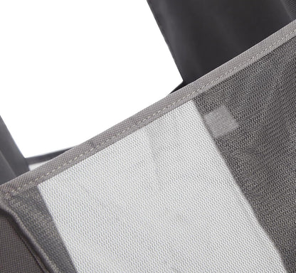 Storage Maniac 2-Pack Hanging Laundry Hamper - Slim Double Organizer with See-Through Mesh Bag | Grey
