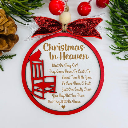 Regine Switzerland Cardinal Christmas Ornament - Memorial Gift for Loved Ones | Sympathy Keepsake