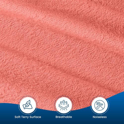 Utopia Bedding Waterproof Mattress Protector Queen Size (Pack of 14), Premium Terry Mattress Cover 200 GSM, Breathable, Fitted Style with Stretchable Pockets (Coral)