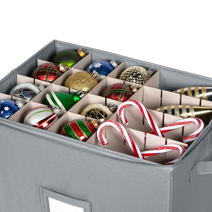 HOLDN’ STORAGE Christmas Ornament Box - Large Decor Containers that