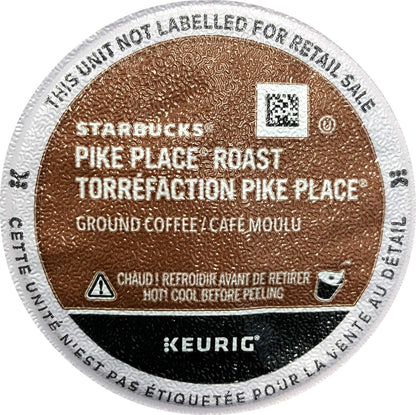 Starbucks Pike Place Coffee - Medium Roast Keurig K-Cups, 60 Count | Rich Flavor & Aroma