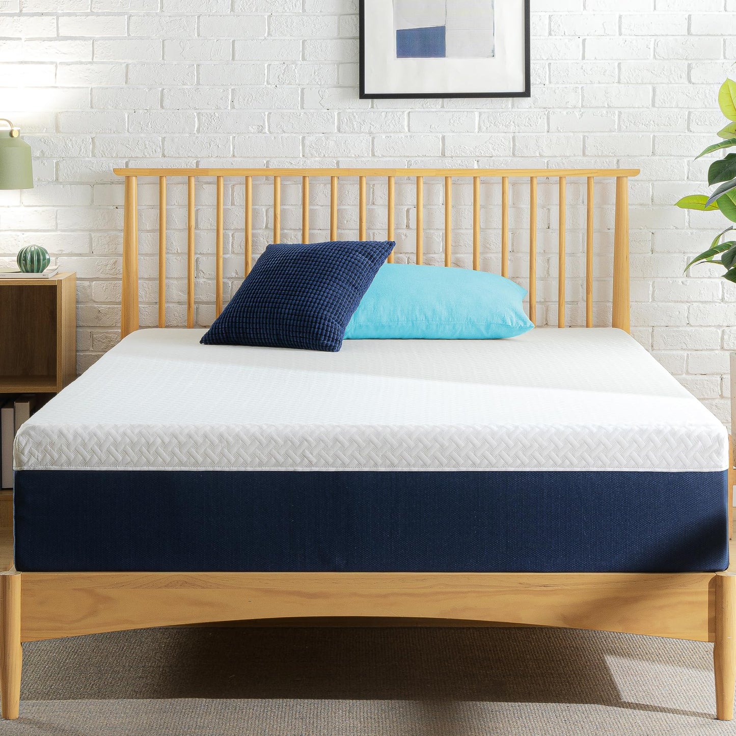 ZINUS 12 Inch King Cooling Comfort Hybrid Mattress [New Version], Fiberglass Free, Medium Firm Feel, Motion Isolation, Certified Safe Foams & Fabric