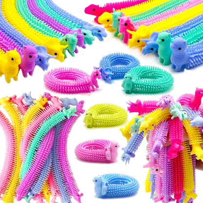 YZXODN Stretchy Fidget Strings - 30 Pack Sensory Toys for Stress Relief | Perfect for Kids & Adults