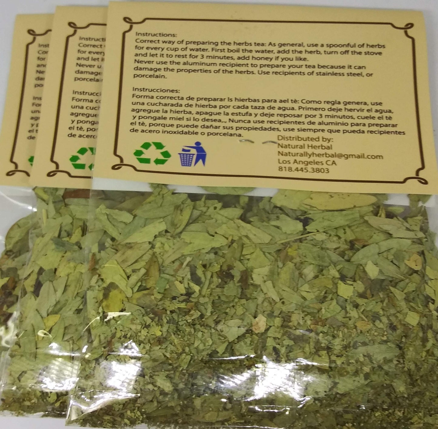 Hoja Sen (Hierba/Tea) 14 grms (3 Pack)