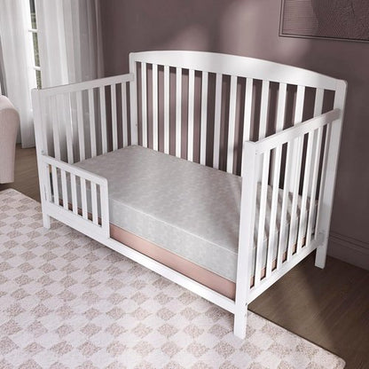 Dream On Me Baby Crib Mattress - Honeycomb Orthopedic Fiber Core for Optimal Support | Waterproof, 5” Thickness