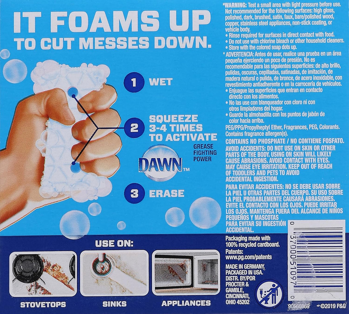 Mr. Clean Magic Eraser - Kitchen Cleaning Pads with Durafoam | 2 Count for Effortless Cleaning