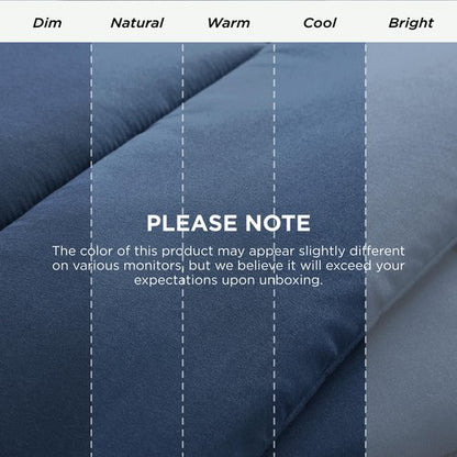 Bedsure Comforter Duvet Insert - Quilted Comforters Twin XL Size, All Season Duvet, GentleSoft Down Alternative Bedding, with 8 Tabs, Gifts for Women/Men, Dark Slate Blue, Twin XL 92 x 68 Inches