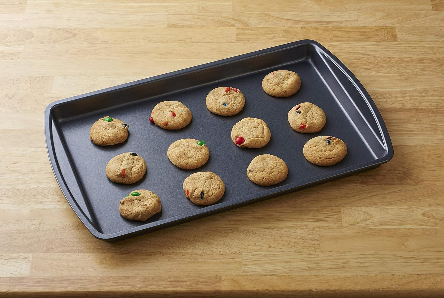Nifty Cookie & Baking Sheets Set - Non-Stick Steel, Dishwasher & Oven Safe, Includes 3 Sizes