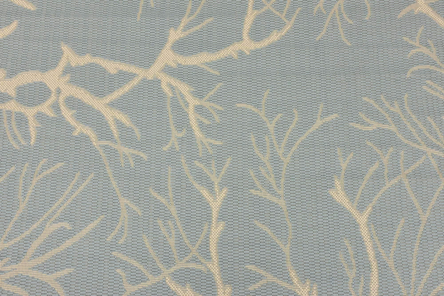 Unique Loom Outdoor Botanical Collection Area Rug - Branch (5' 1" x 8' Rectangle, Light Blue/ Beige)