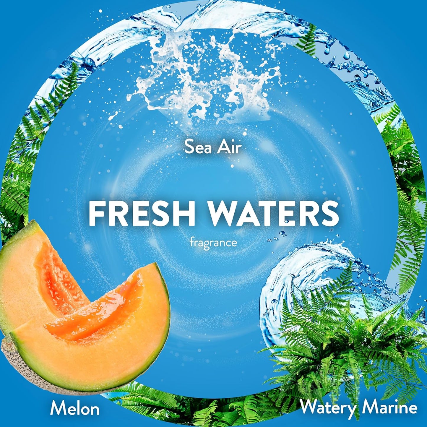 Air Wick Scented Oils - Fresh Waters Fragrance | 0.67 Fl Oz Refill for Home Ambiance