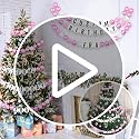 Pearl Pink Purple Friendship Bracelet Banner Christmas Party Decor - DIY 109 Pcs