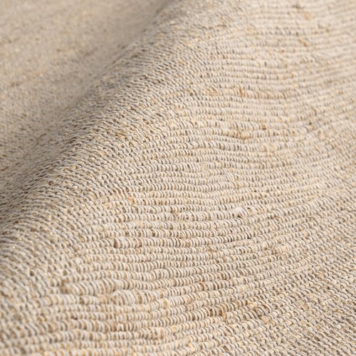 nuLOOM 2'6" x 8' Elfriede Jute & Cotton Hand Woven Area Rug, Natural, Solid Rustic Farmhouse Style, Weaved Design, Natural Fiber, For Bedroom, Living Room, Dining Room, Hallway, Office, Entryway