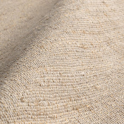 nuLOOM 2'6" x 8' Elfriede Jute & Cotton Hand Woven Area Rug, Natural, Solid Rustic Farmhouse Style, Weaved Design, Natural Fiber, For Bedroom, Living Room, Dining Room, Hallway, Office, Entryway
